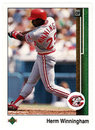 Herm Winningham - Cincinnati Reds (MLB Baseball Card) 1989 Upper Deck # 636 Mint