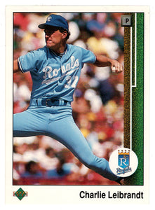 Charlie Leibrandt - Kansas City Royals (MLB Baseball Card) 1989 Upper Deck # 637 Mint