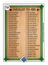 Load image into Gallery viewer, Checklist # 8 (MLB Baseball Card) 1989 Upper Deck # 701 Mint
