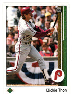 Dickie Thon - Philadelphia Phillies (MLB Baseball Card) 1989 Upper Deck # 704 Mint