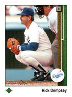 Rick Dempsey - Los Angeles Dodgers (MLB Baseball Card) 1989 Upper Deck # 713 Mint