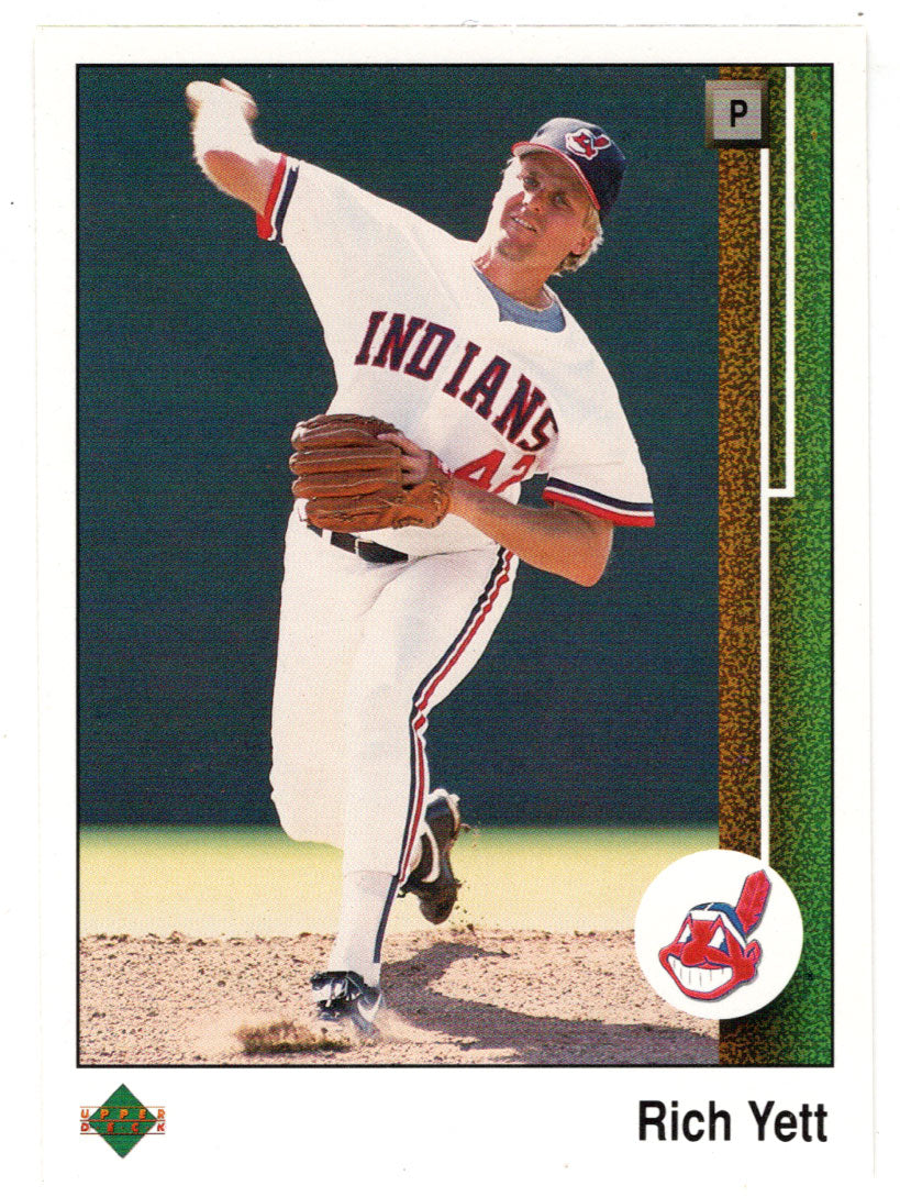 Rich Yett - Cleveland Indians (MLB Baseball Card) 1989 Upper Deck # 728 Mint