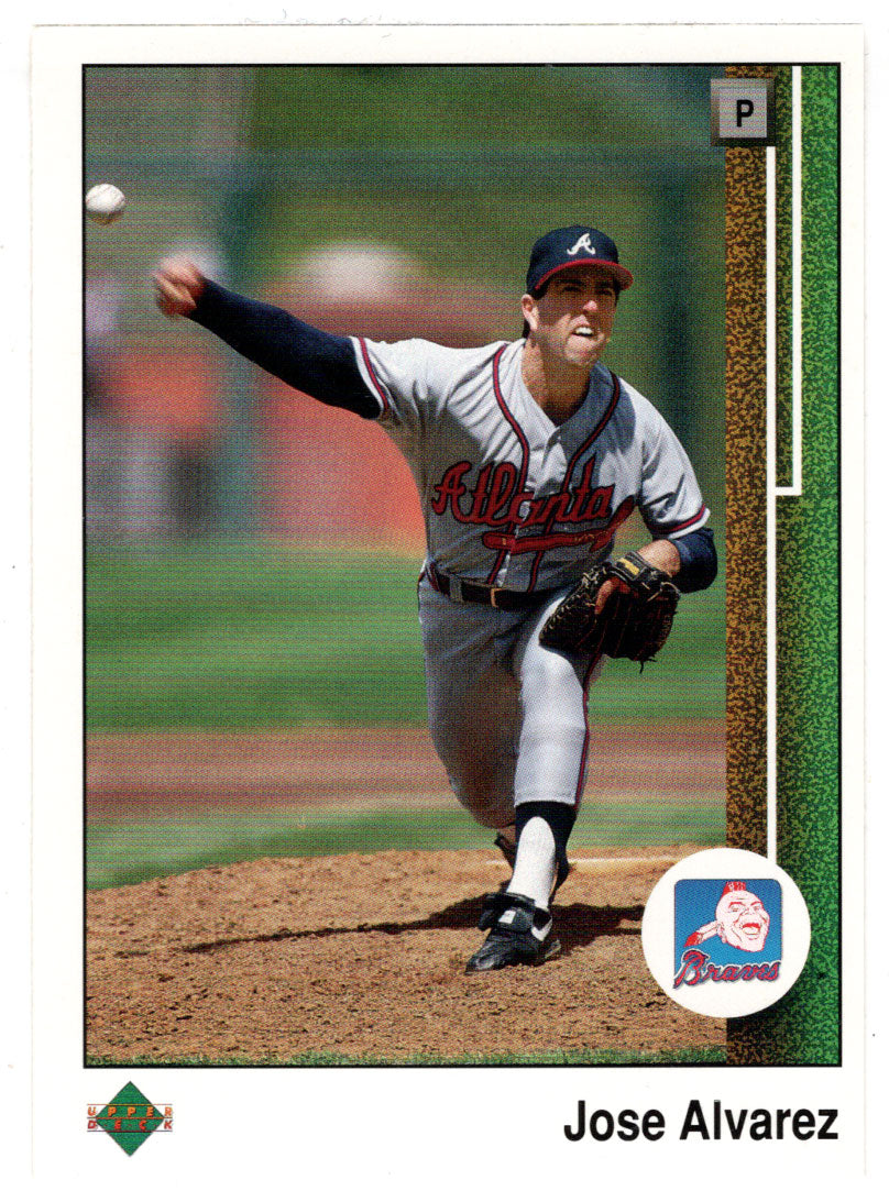 Jose Alvarez RC - Atlanta Braves (MLB Baseball Card) 1989 Upper Deck # 734 Mint