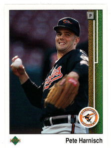 Pete Harnisch RC - Baltimore Orioles (MLB Baseball Card) 1989 Upper Deck # 744 Mint