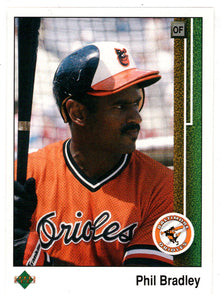 Phil Bradley - Baltimore Orioles (MLB Baseball Card) 1989 Upper Deck # 749 Mint