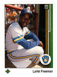 LaVel Freeman - Milwaukee Brewers (MLB Baseball Card) 1989 Upper Deck # 788 Mint