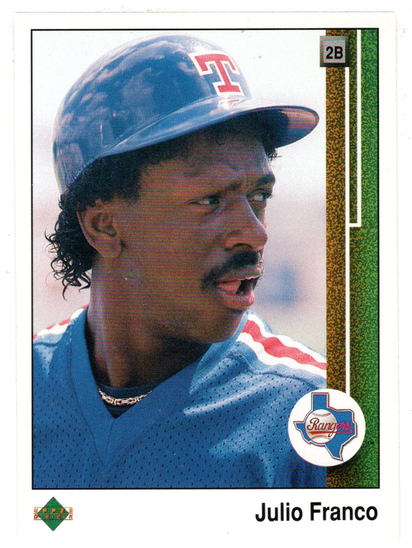 Julio Franco - Texas Rangers (MLB Baseball Card) 1989 Upper Deck # 793 Mint