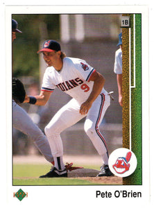 Pete O'Brien - Cleveland Indians (MLB Baseball Card) 1989 Upper Deck # 800 Mint