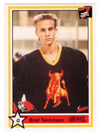 Brad Teichmann - Belleville Bulls (Hockey Card) 1990-91 7th Inning Sketch OHL # 20 Mint