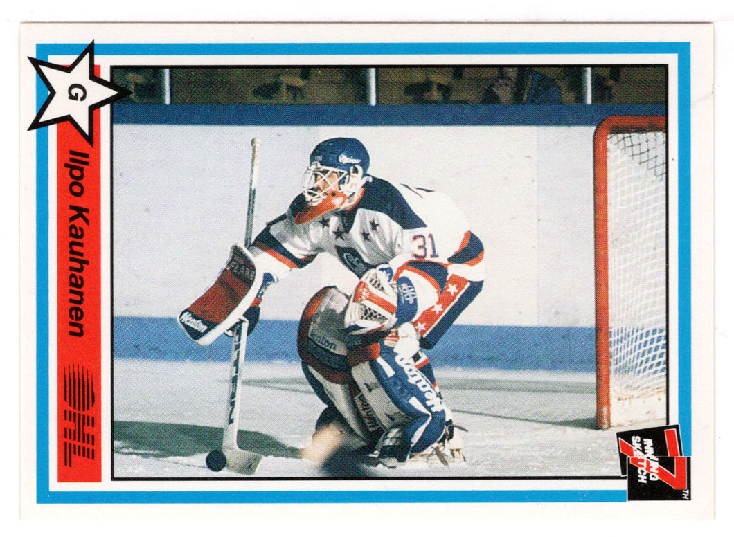 Ilpo Kauhanen - Cornwall Royals (Hockey Card) 1990-91 7th Inning Sketch OHL # 35 Mint