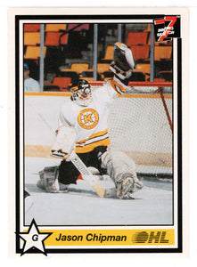 Jason Chipman - Kingston Frontenacs (Hockey Card) 1990-91 7th Inning Sketch OHL # 53 Mint