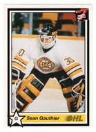 Sean Gauthier - Kingston Frontenacs (Hockey Card) 1990-91 7th Inning Sketch OHL # 57 Mint