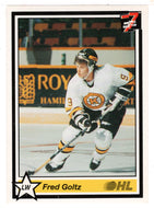 Fred Goltz - Kingston Frontenacs (Hockey Card) 1990-91 7th Inning Sketch OHL # 58 Mint