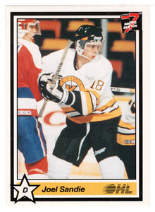 Joel Sandie - Kingston Frontenacs (Hockey Card) 1990-91 7th Inning Sketch OHL # 69 Mint