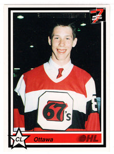 Ottawa 67's Checklist (Hockey Card) 1990-91 7th Inning Sketch OHL # 80 Mint