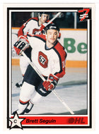Brett Seguin - Ottawa 67's (Hockey Card) 1990-91 7th Inning Sketch OHL # 92 Mint