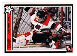 Sean Spencer - Ottawa 67's (Hockey Card) 1990-91 7th Inning Sketch OHL # 97 Mint