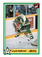 Louie DeBrusk - London Knights (Hockey Card) 1990-91 7th Inning Sketch OHL # 132 Mint