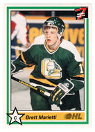 Brett Marrietti - London Knights (Hockey Card) 1990-91 7th Inning Sketch OHL # 134 Mint