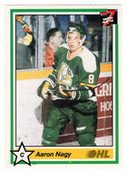 Aaron Nagy - London Knights (Hockey Card) 1990-91 7th Inning Sketch OHL # 137 Mint