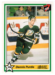 Dennis Purdie - London Knights (Hockey Card) 1990-91 7th Inning Sketch OHL # 140 Mint