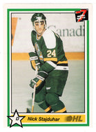 Nick Stajduhar - London Knights (Hockey Card) 1990-91 7th Inning Sketch OHL # 144 Mint