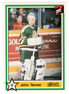 John Tanner - London Knights (Hockey Card) 1990-91 7th Inning Sketch OHL # 145 Mint