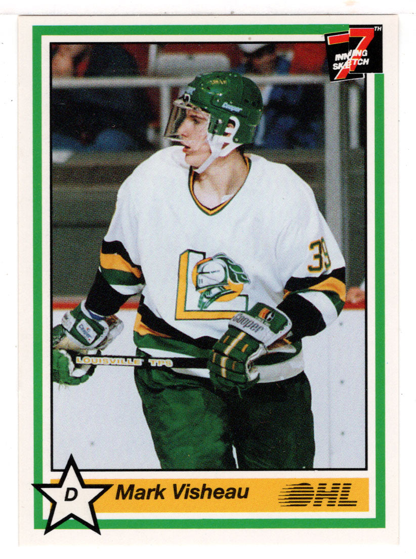 Mark Visheau - London Knights (Hockey Card) 1990-91 7th Inning Sketch OHL # 147 Mint