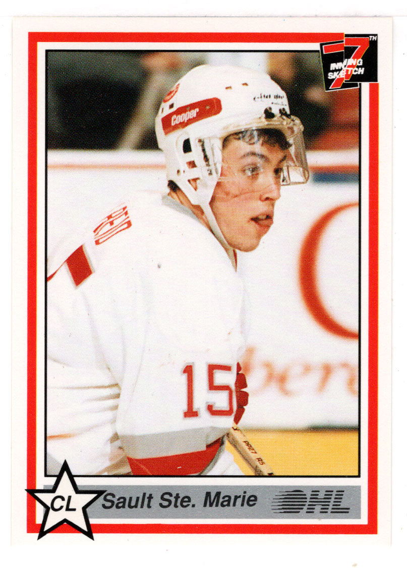 Sault Ste. Marie Greyhounds Checklist (Hockey Card) 1990-91 7th Inning Sketch OHL # 150 Mint