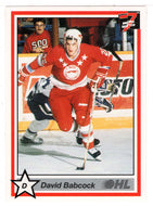 David Babcock - Sault Ste. Marie Greyhounds (Hockey Card) 1990-91 7th Inning Sketch OHL # 151 Mint