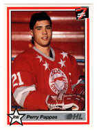 Perry Pappas - Sault Ste. Marie Greyhounds (Hockey Card) 1990-91 7th Inning Sketch OHL # 170 Mint