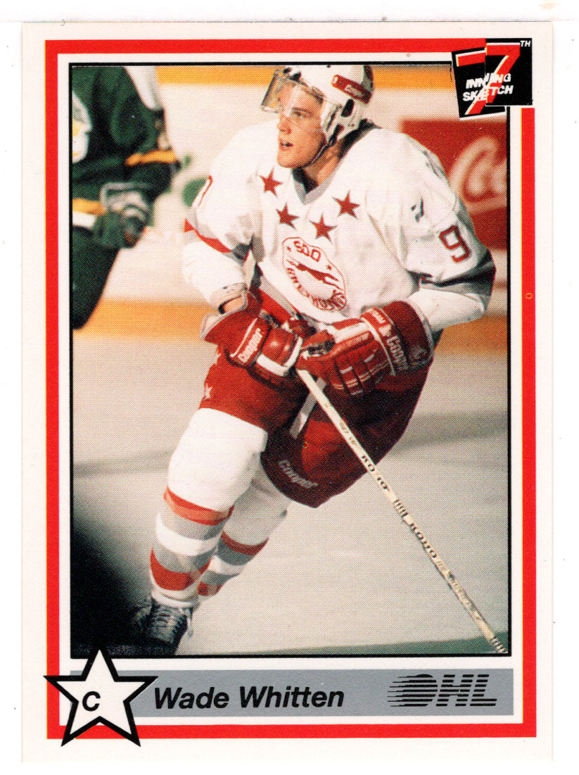 Wade Whitten - Sault Ste. Marie Greyhounds (Hockey Card) 1990-91 7th Inning Sketch OHL # 175 Mint