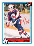 Jason York - Windsor Spitfires (Hockey Card) 1990-91 7th Inning Sketch OHL # 197 Mint