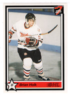 Brian Holk - Niagara Falls Thunder (Hockey Card) 1990-91 7th Inning Sketch OHL # 260 Mint