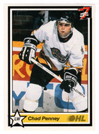 Chad Penney - North Bay Centennials (Hockey Card) 1990-91 7th Inning Sketch OHL # 314 Mint