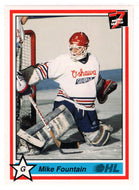 Mike Fountain - Oshawa Generals (Hockey Card) 1990-91 7th Inning Sketch OHL # 336 Mint