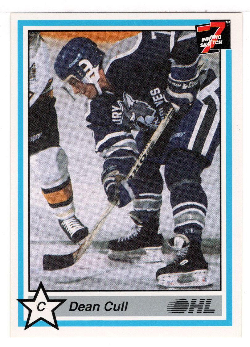 Dean Cull - Sudbury Wolves (Hockey Card) 1990-91 7th Inning Sketch OHL # 389 Mint