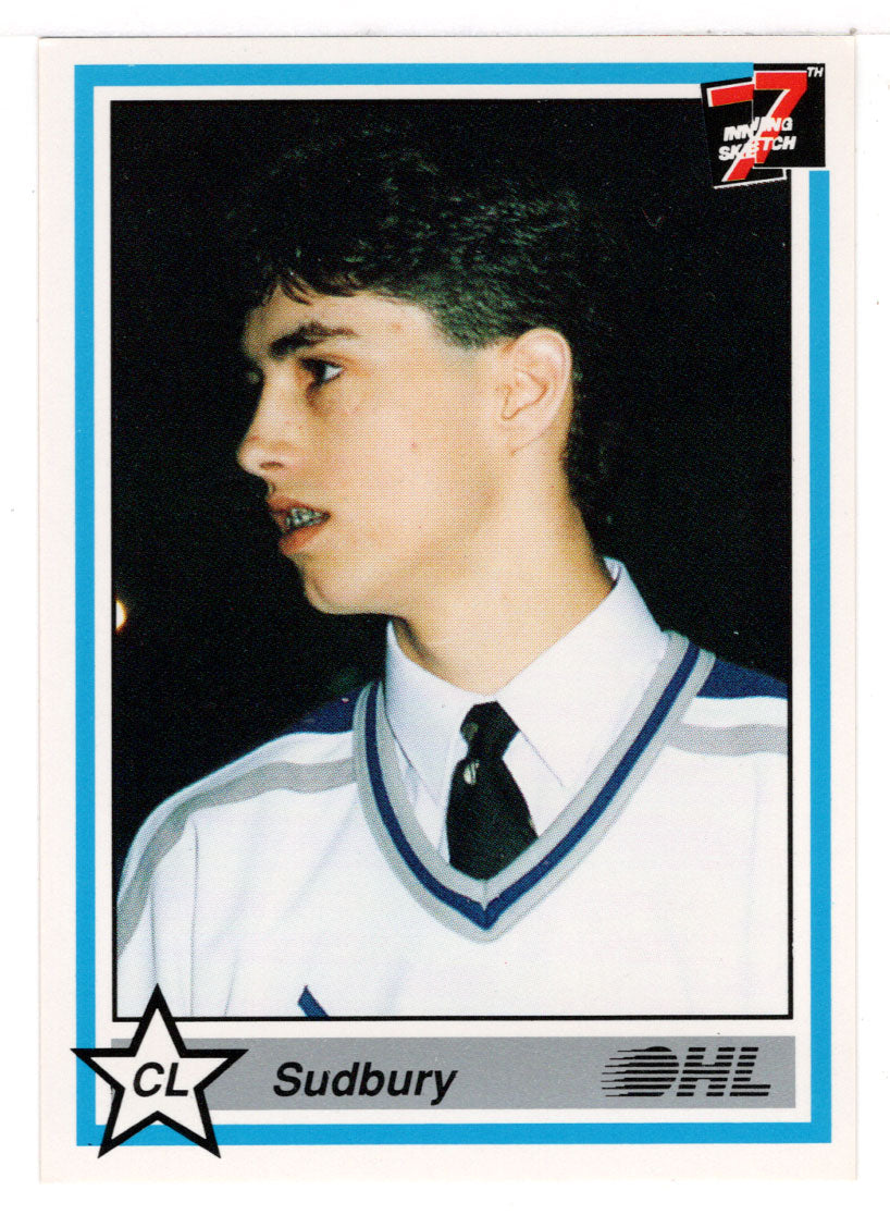 Sudbury Wolves Checklist (Hockey Card) 1990-91 7th Inning Sketch OHL # 391 Mint