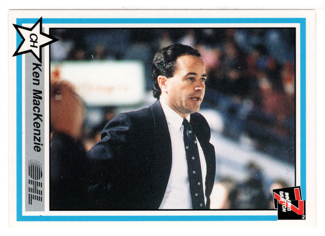 Ken MacKenzie - Sudbury Wolves (Hockey Card) 1990-91 7th Inning Sketch OHL # 399 Mint