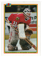 Jacques Cloutier RC - Chicago Blackhawks (NHL Hockey Card) 1990-91 Bowman # 11 Mint