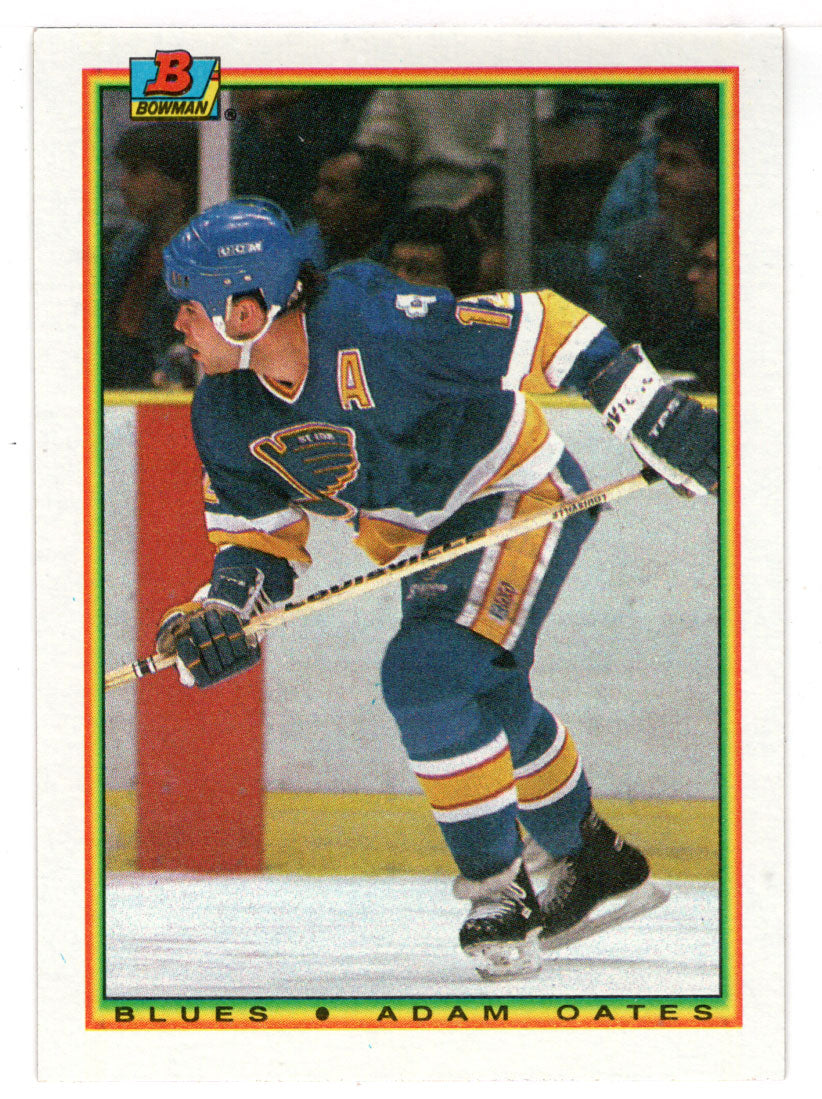 Adam Oates - St. Louis Blues (NHL Hockey Card) 1990-91 Bowman # 16 Mint