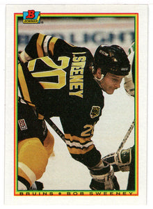 Bob Sweeney - Boston Bruins (NHL Hockey Card) 1990-91 Bowman # 28 Mint