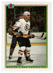 Bob Carpenter - Boston Bruins (NHL Hockey Card) 1990-91 Bowman # 30 Mint