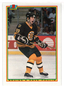 Dave Poulin - Boston Bruins (NHL Hockey Card) 1990-91 Bowman # 36 Mint