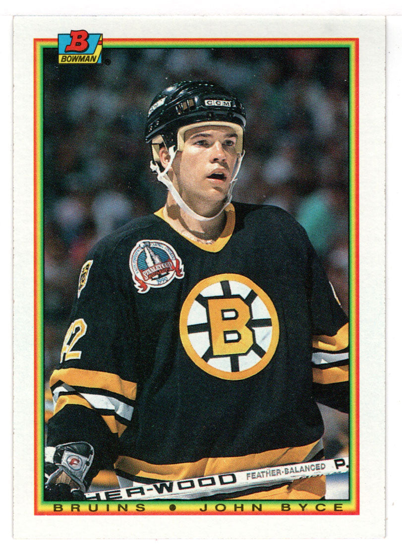 John Byce RC - Boston Bruins (NHL Hockey Card) 1990-91 Bowman # 38 Mint