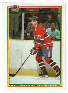 Shayne Corson - Montreal Canadiens (NHL Hockey Card) 1990-91 Bowman # 41 Mint