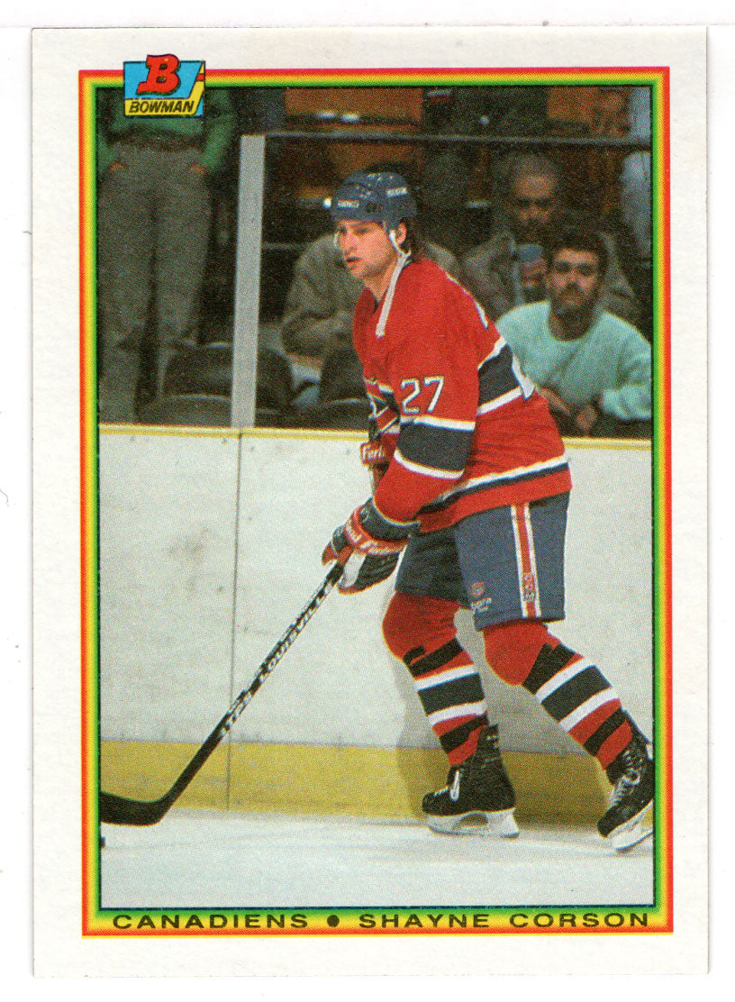 Shayne Corson - Montreal Canadiens (NHL Hockey Card) 1990-91 Bowman # 41 Mint