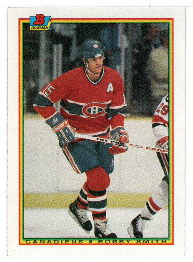 Bobby Smith - Montreal Canadiens (NHL Hockey Card) 1990-91 Bowman # 51 Mint