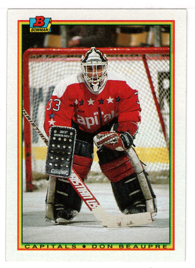 Don Beaupre - Washington Capitals (NHL Hockey Card) 1990-91 Bowman # 72 Mint