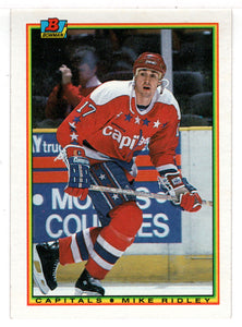 Mike Ridley - Washington Capitals (NHL Hockey Card) 1990-91 Bowman # 78 Mint